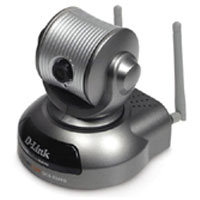 Wireless Internet Camera, Pan/Tilt, 802.11g, 4X Digital Zoom, Mic