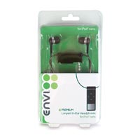 D-Link ENVI NVI-1550 Black Premium Lanyard In-Ear Headphones for iPod� nano
