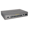 8 Port 10/100 Switch with 1 1000Base-T, 1 100Base-FX MMF Port
